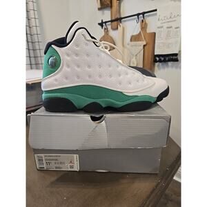 Size 11.5- Jordan 13 Retro White/Lucky Green 2020 - DB6537-113